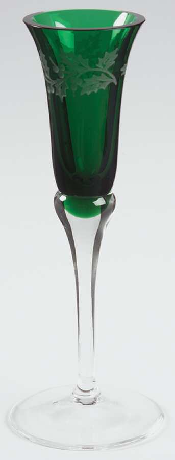 Holiday Gems Emerald 7" Single Light Candlestick by Lenox-1