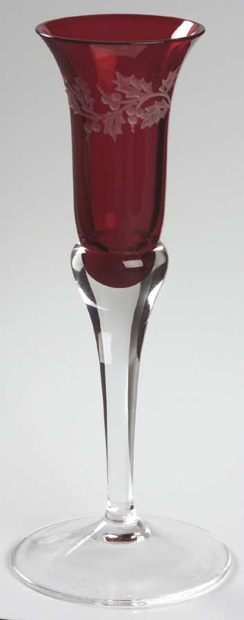 Holiday Gems Ruby 7" Single Light Candlestick by Lenox-1