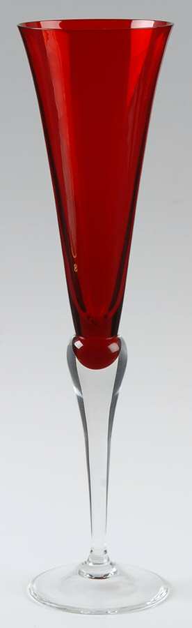 Holiday Gems Ruby Toasting Fluted Champagne by Lenox-1