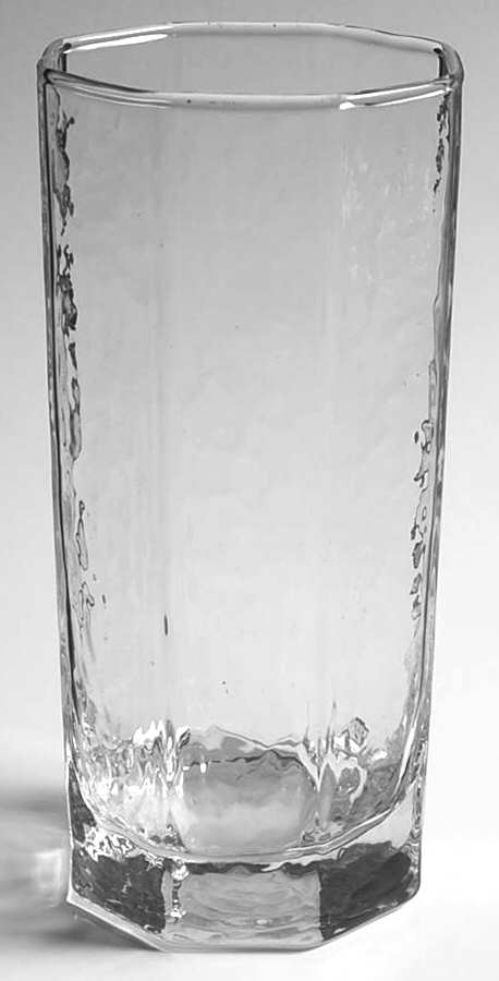 Facets Clear Cooler by Libbey Glass Company-1