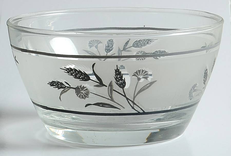 Wild flower Small Fruit Dessert Bowl by Duz Crystal-1