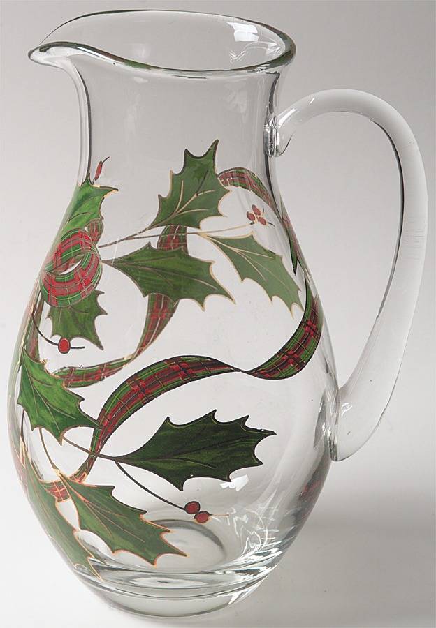 Holiday (Plaid Ribbon) 72 Oz Pitcher by Lenox-1