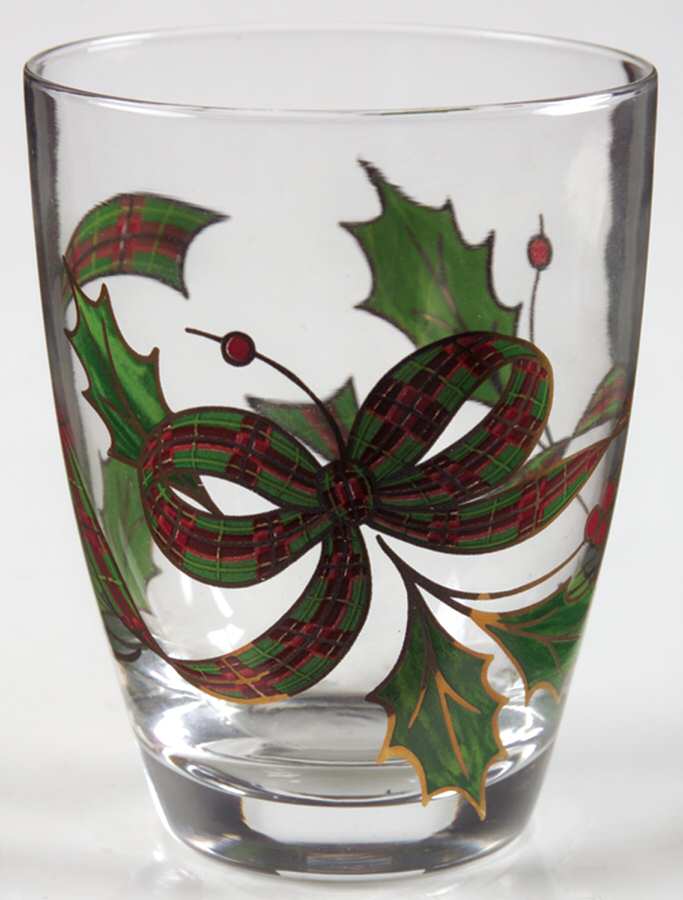 Holiday (Plaid Ribbon) Double Old Fashioned by Lenox-1