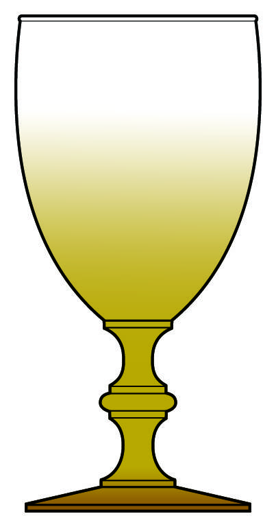 Forever Amber Water Goblet by Libbey Glass Company-1