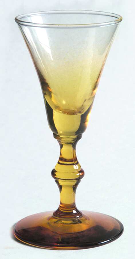 Forever Amber Sherry Glass by Libbey Glass Company-1