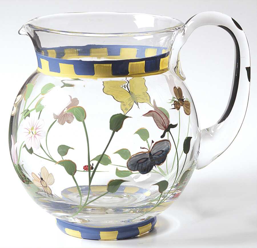 Butterfly Meadow Handpainted 65 Oz Pitcher by Lenox-1