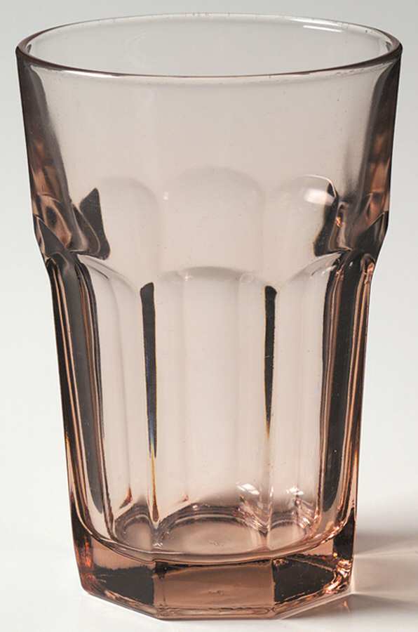 Gibraltar Pink 14 Oz Flat Tumbler by Libbey Glass Company-1