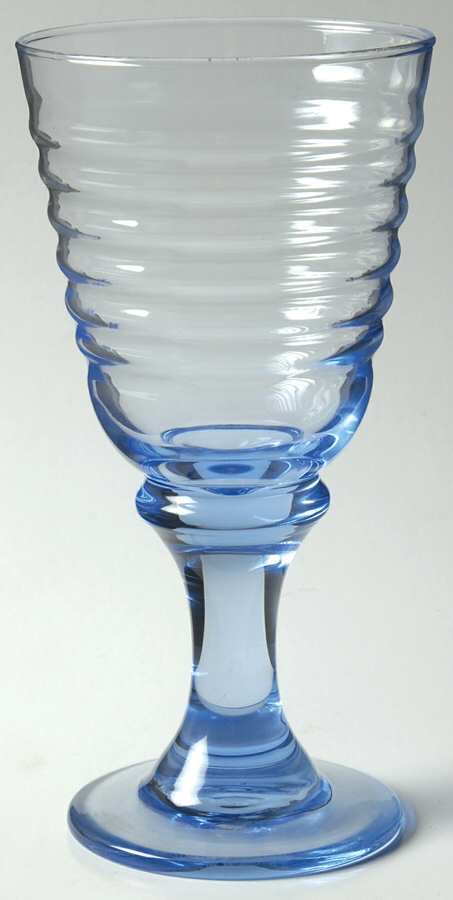 Sirrus Blue Wine Glass by Libbey Glass Company-1