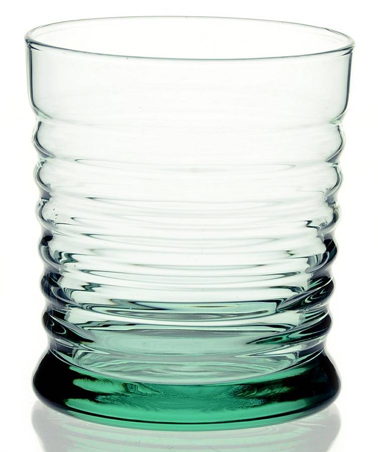 Sirrus Green (Spanish Green) Double Old Fashioned by Libbey Glass Company-1