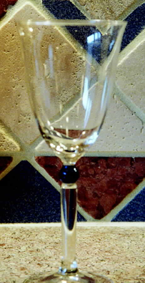 Grandeur Blue Water Goblet by Lenox-1
