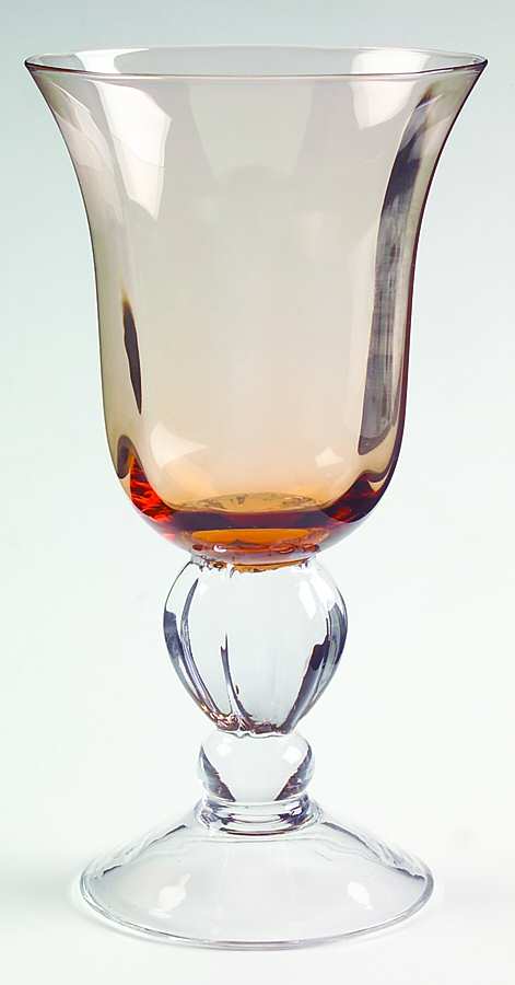 Colore Siena (Amber) Water Goblet by Lenox-1