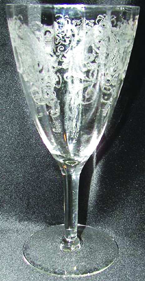 Bird of Paradise (No Trim) Water Goblet by Lippincott-1