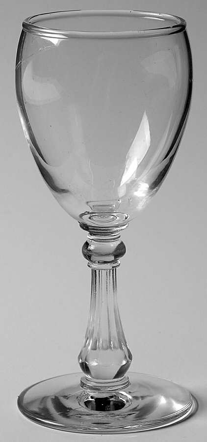 Columbian Clear Wine Glass by Libbey Glass Company-1