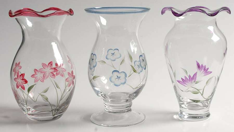 Floral Spirit (3 Piece) Vase Set-3 Motif 6" Vases by Lenox-1