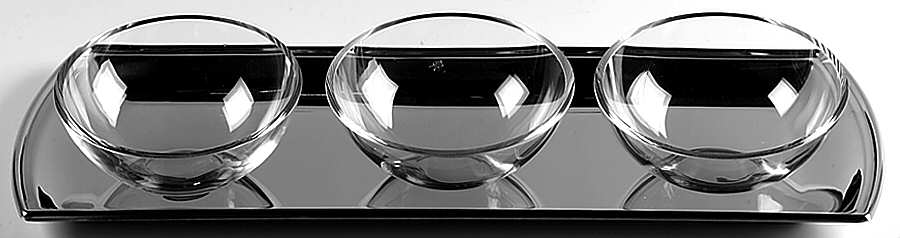 Tuscany Classics Condiment Tray W/3 Bowls by Lenox-1