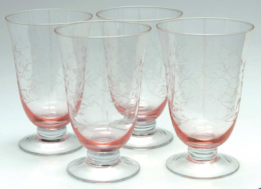 Heather Pink 15 Oz Footed Tumbler - Set of 4 by Lenox-1