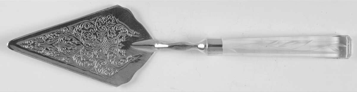 Opal Innocence Cake Knife with Silverplate Blade by Lenox-1