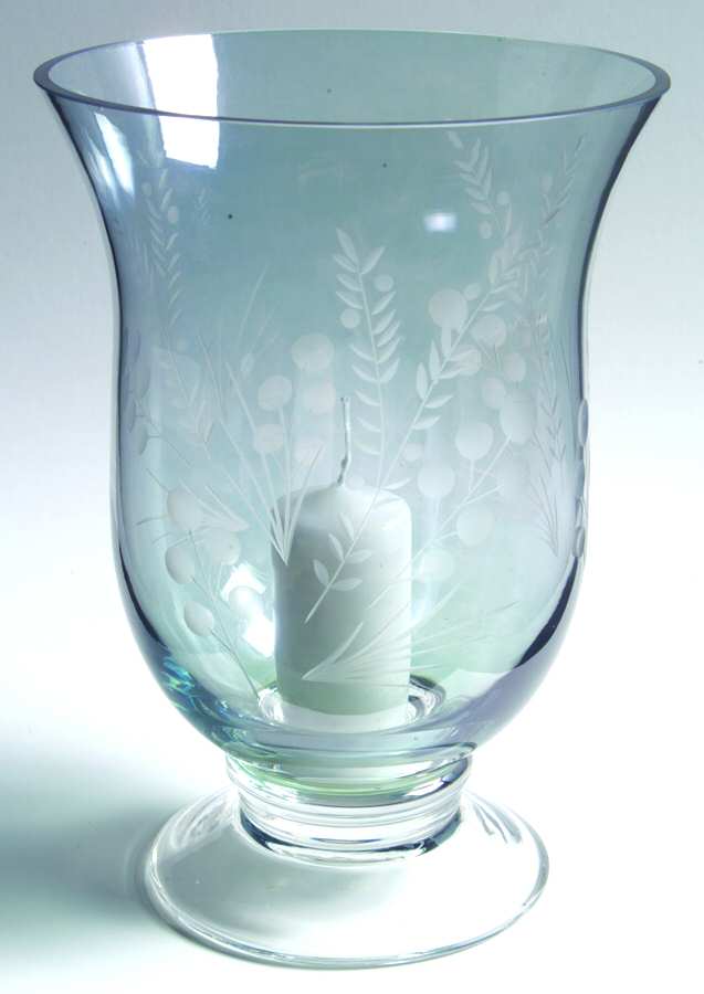 Etchings Green 1 Piece Open Hurricane/Vase by Lenox-1
