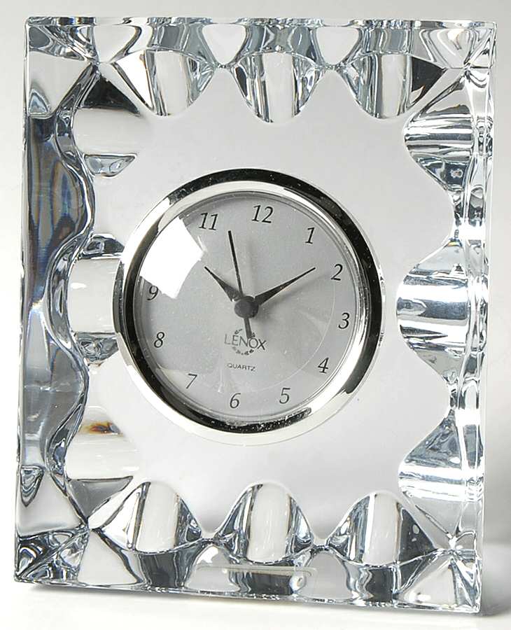 Serpentine Collection Quartz Clock by Lenox-1