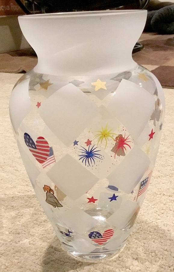 Patriotic Collection 8" Flower Vase by Lenox-1