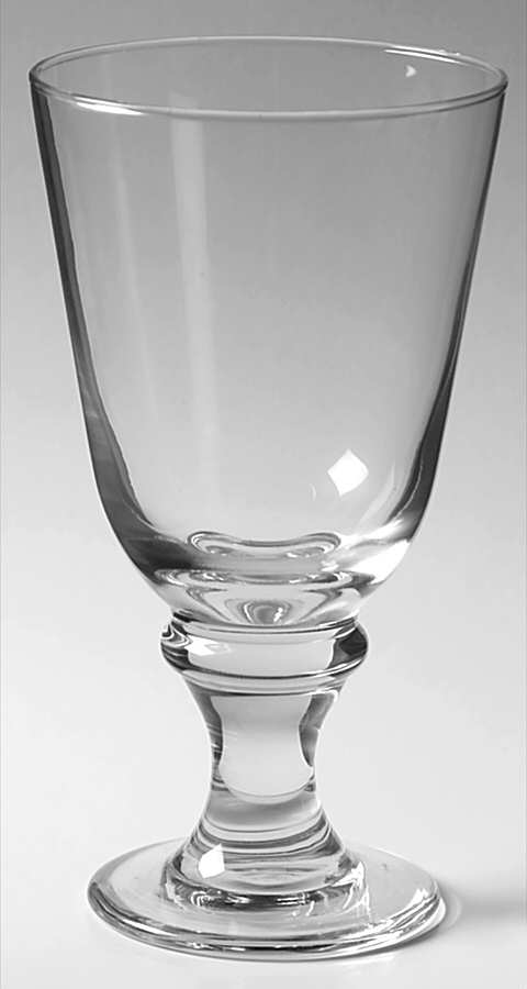Flare Clear Water Goblet by Libbey Glass Company-1