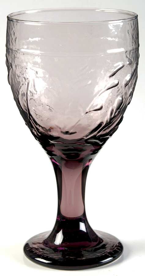 Garden Vine Violet Water Goblet by Libbey Glass Company-1