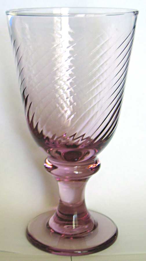 LRS51 Red Water Goblet by Libbey Glass Company-1