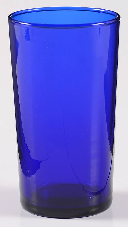 Flare Cobalt Blue Juice Glass by Libbey Glass Company-1