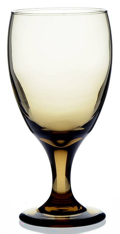Classic Mocha Water Goblet by Libbey Glass Company-1