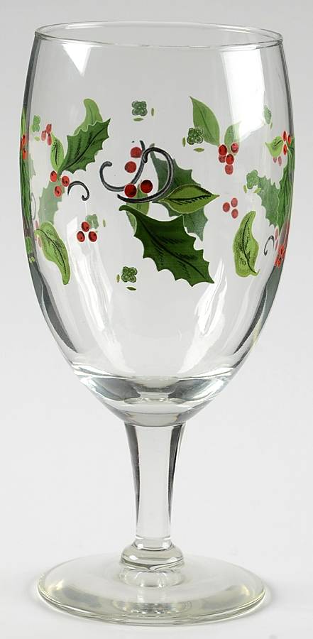 Holiday Holly Iced Tea by Libbey Glass Company-1