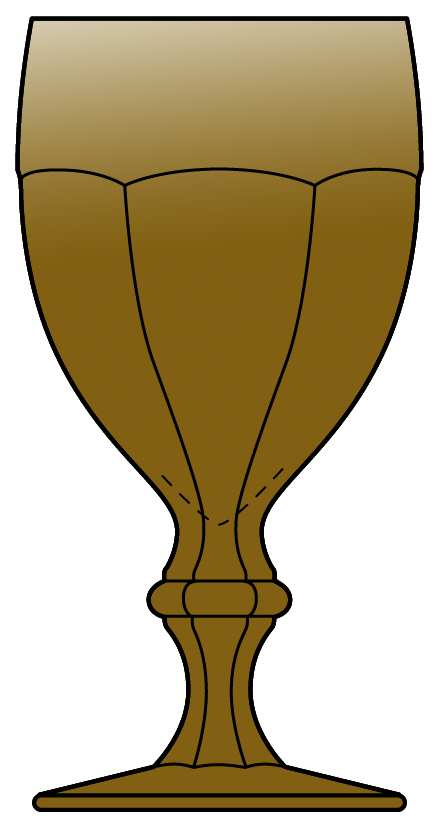 Gibraltar Mocha Water Goblet by Libbey Glass Company-1