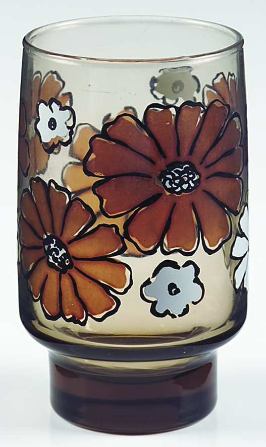 Camellia Tawny 12 Oz Flat Tumbler by Libbey Glass Company-1