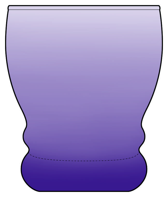 Bangles Violet Double Old Fashioned by Libbey Glass Company-1