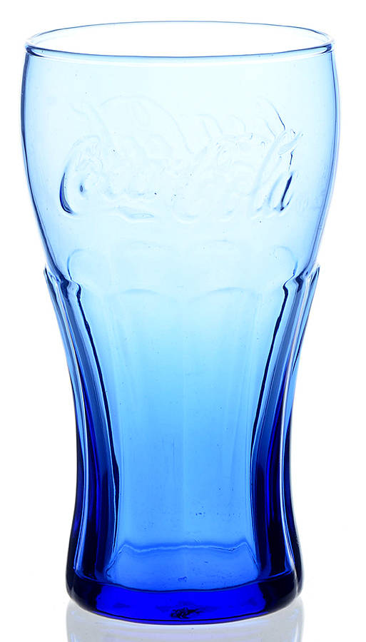 Coca Cola (Green, Clear and Amethyst) 16 Oz Flat Tumbler by Libbey Glass Company-1