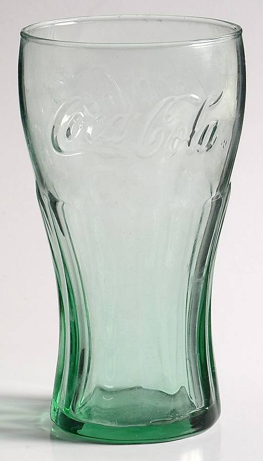 Coca Cola (Green, Clear and Amethyst) 16 Oz Flat Tumbler by Libbey Glass Company-1