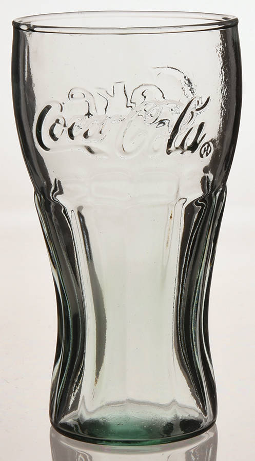 Coca Cola (Green, Clear and Amethyst) 20 Oz Flat Tumbler by Libbey Glass Company-1
