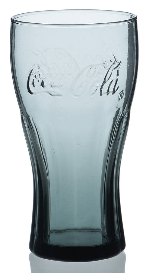 Coca Cola (Green, Clear and Amethyst) 16 Oz Flat Tumbler by Libbey Glass Company-1