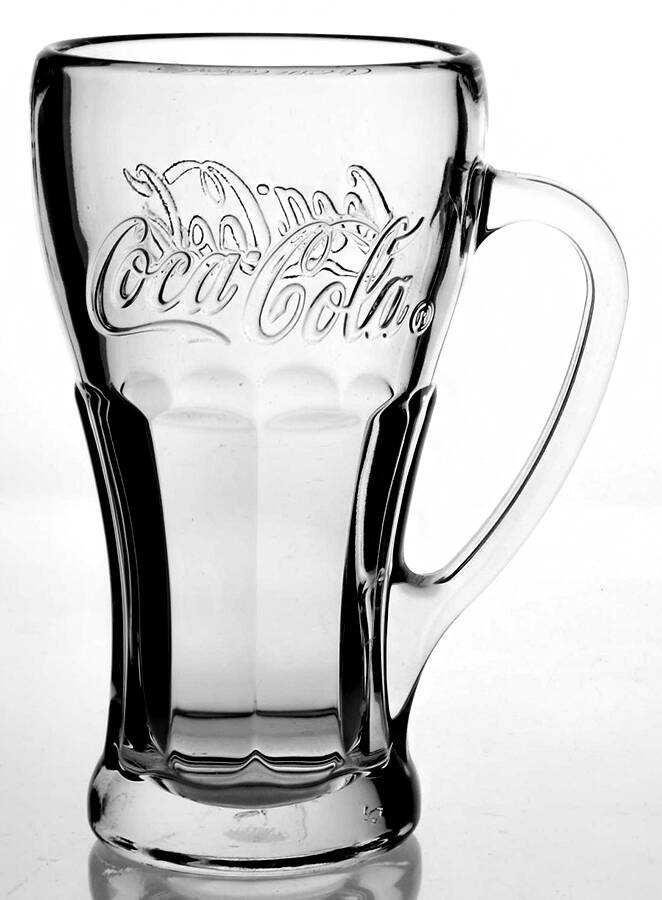 Coca Cola (Green, Clear and Amethyst) Mug by Libbey Glass Company-1