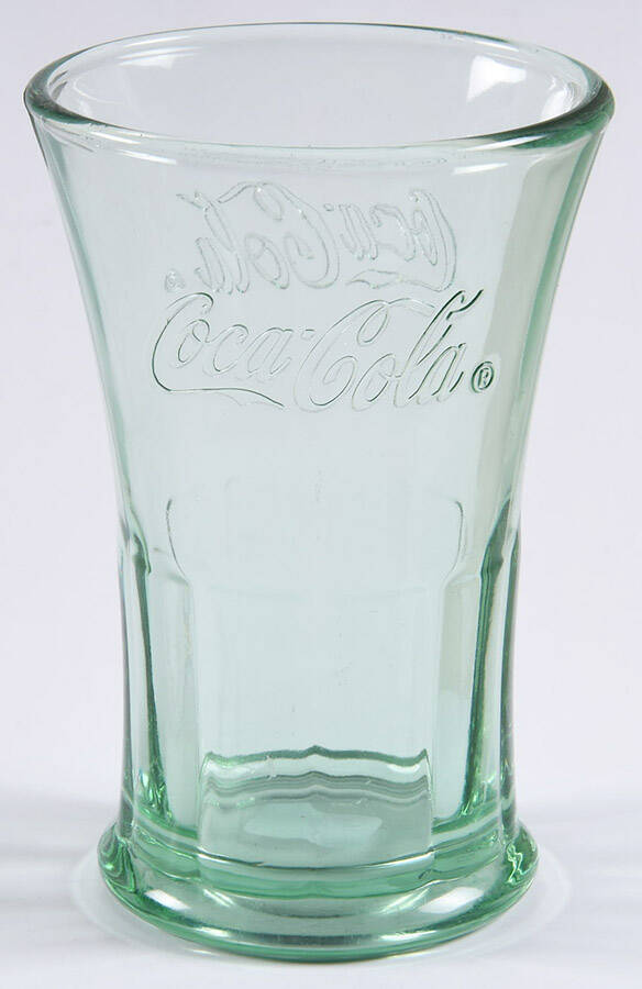 Coca Cola (Green, Clear and Amethyst) 7 Oz Flat Tumbler by Libbey Glass Company-1