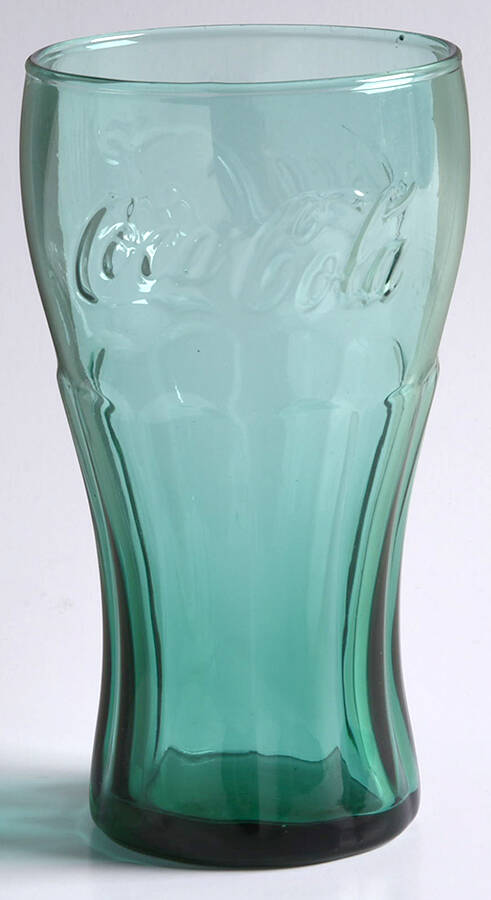 Coca Cola (Green, Clear and Amethyst) 16 Oz Flat Tumbler by Libbey Glass Company-1