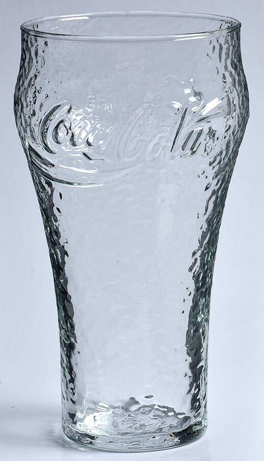 Coca Cola (Green, Clear and Amethyst) 16 Oz Flat Tumbler by Libbey Glass Company-1