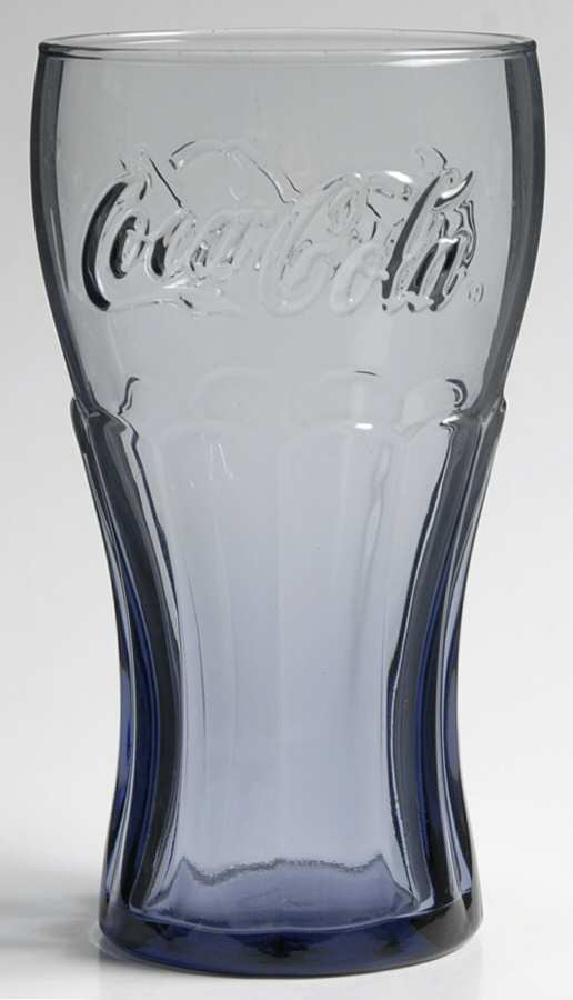 Coca Cola (Green, Clear and Amethyst) 16 Oz Flat Tumbler by Libbey Glass Company-1