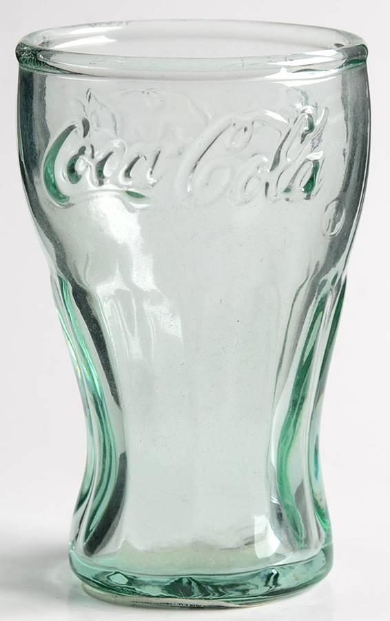 Coca Cola (Green, Clear and Amethyst) 3 Oz Flat Tumbler by Libbey Glass Company-1
