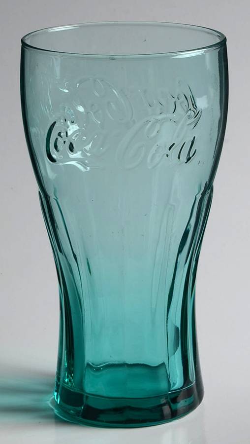 Coca Cola (Green, Clear and Amethyst) 16 Oz Flat Tumbler by Libbey Glass Company-1