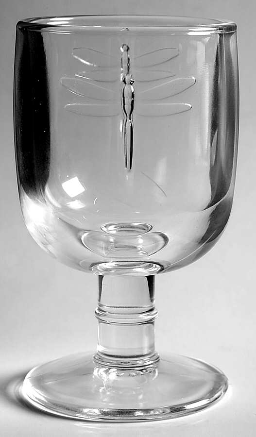 Dragonfly Water/Wine Goblet by La Rochere-1