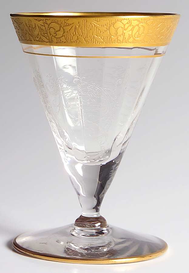 Bird of Raradise Rambler Rose (Gold) 2 Oz Footed Tumbler by Lippincott-1