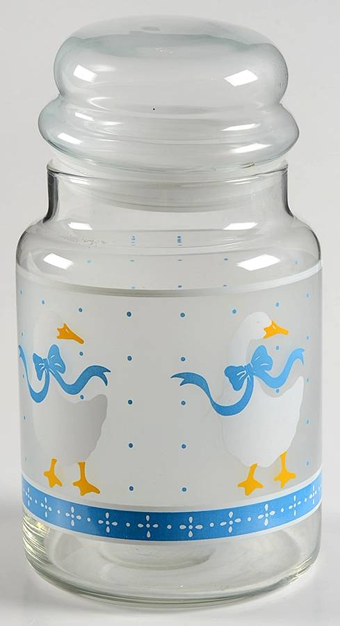LRS98 7" Storage Jar & Lid by Libbey Glass Company-1