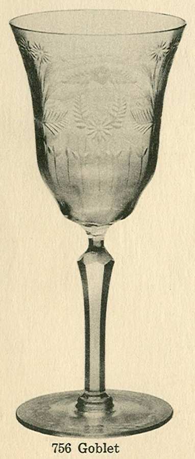 Cut 0579 (Line #700) Water Goblet by Libbey Glass Company-1