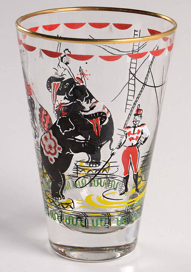 Circus Flat Iced Tea by Libbey Glass Company-1