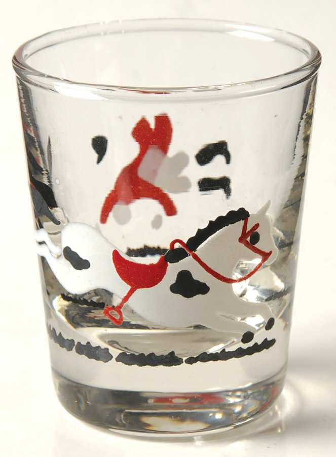 Tally Ho Shot Glass by Libbey Glass Company-1